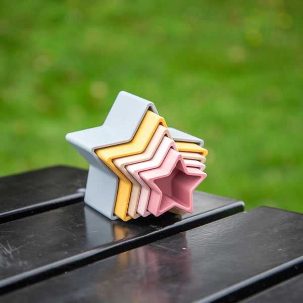 SiliSoft® Star Stacking Cups (Earth)