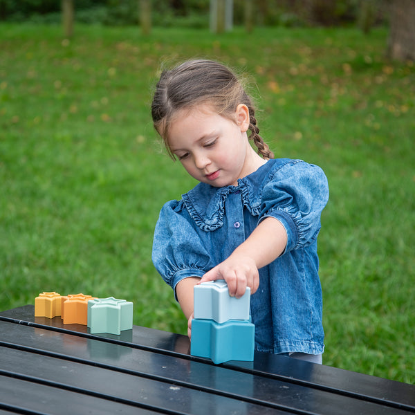 SiliSoft® Star Stacking Cups (Neutral)