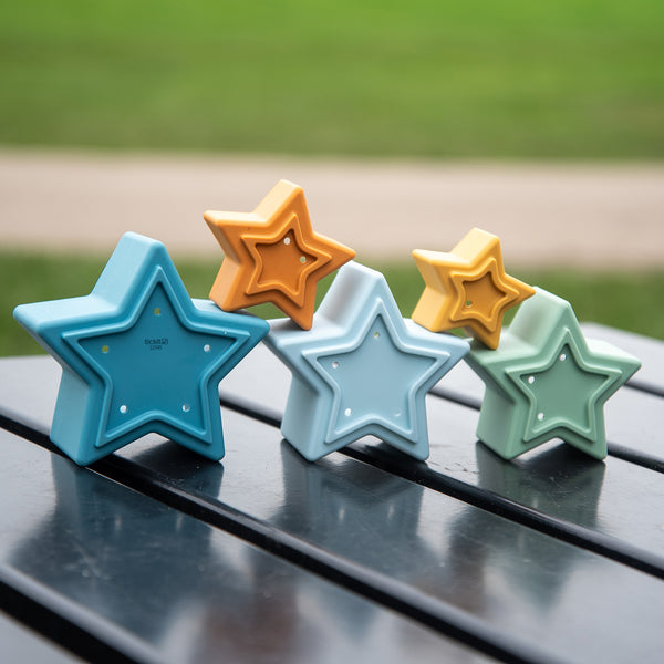 SiliSoft® Star Stacking Cups (Neutral)