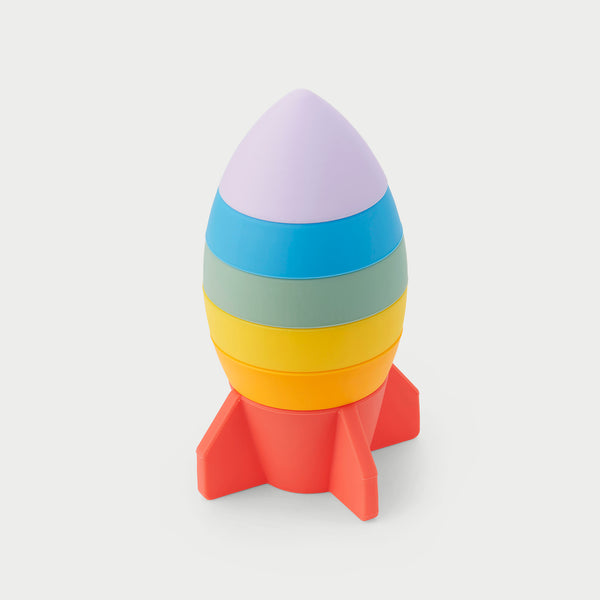 SiliSoft® Rocket Stacker (Rainbow)