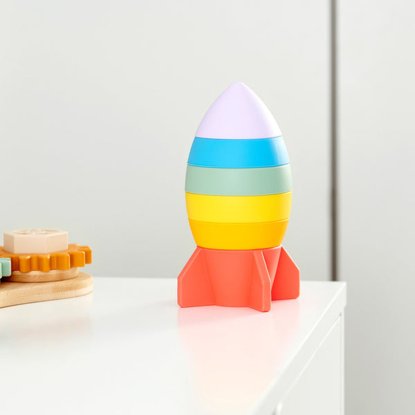 SiliSoft® Rocket Stacker (Rainbow)