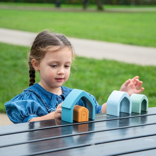 SiliSoft® Stacking Houses (Neutral)