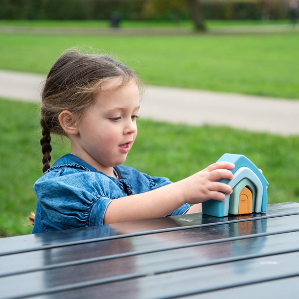 SiliSoft® Stacking Houses (Neutral)