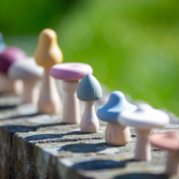 SiliSoft® Woodland Mushroom Set (Earth)