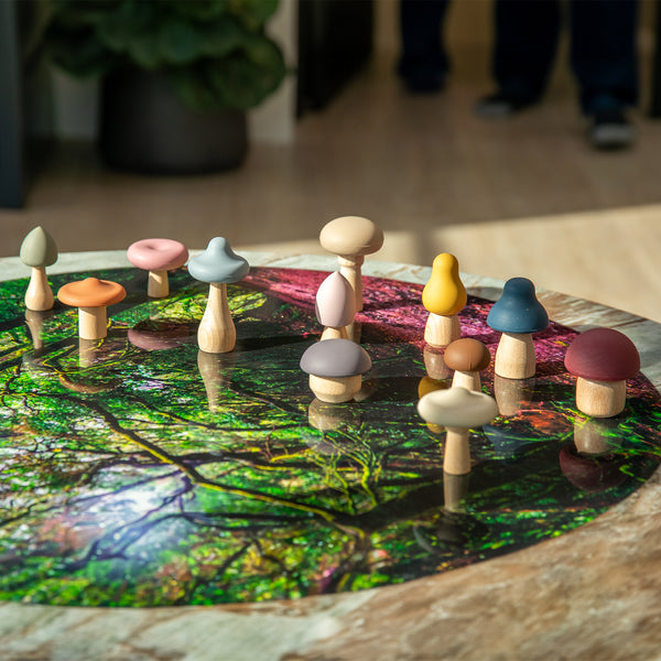 SiliSoft® Woodland Mushroom Set (Earth)