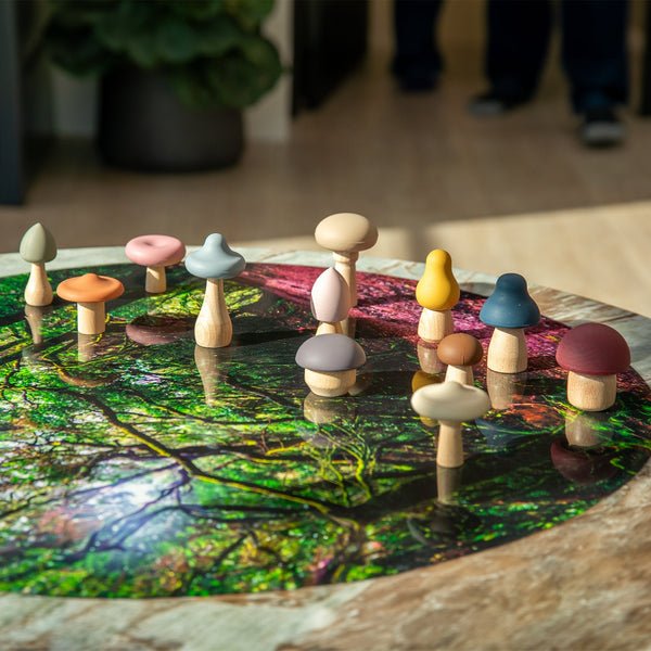 SiliSoft® Woodland Mushroom Set (Earth)