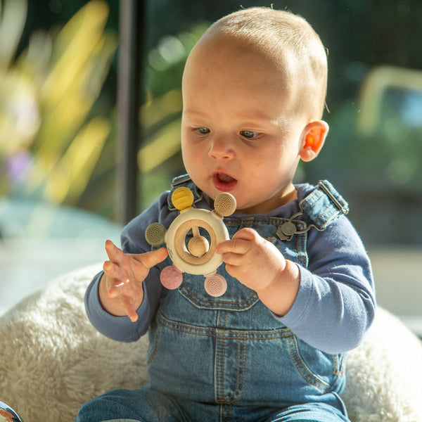 SiliSoft® Rattle Teether (Earth)