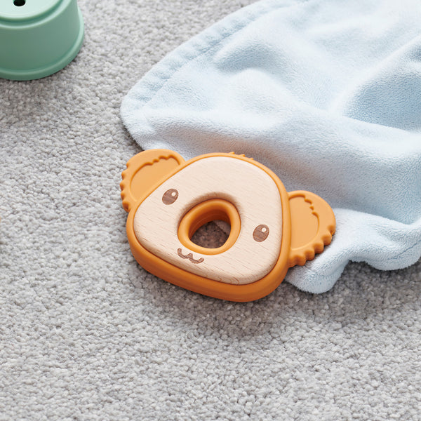 SiliSoft® Koala Wooden Teether