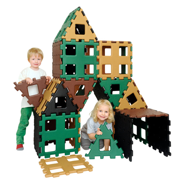 XL Polydron Natural Colours Set 3