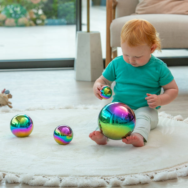 Sensory Steel Colour Burst Balls