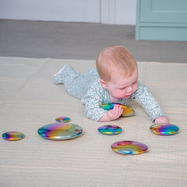 Sensory Steel Colour Burst Buttons