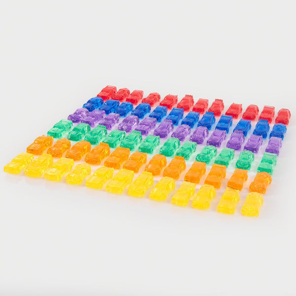 Translucent Colour Cars - Pack of 72