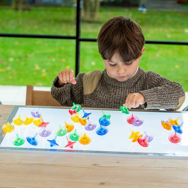 Translucent Colour Spinners - Pack of 36