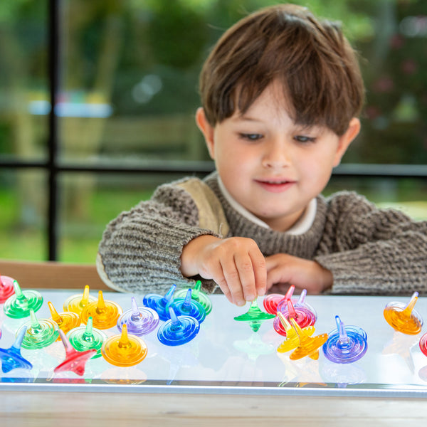 Translucent Colour Spinners - Pack of 36