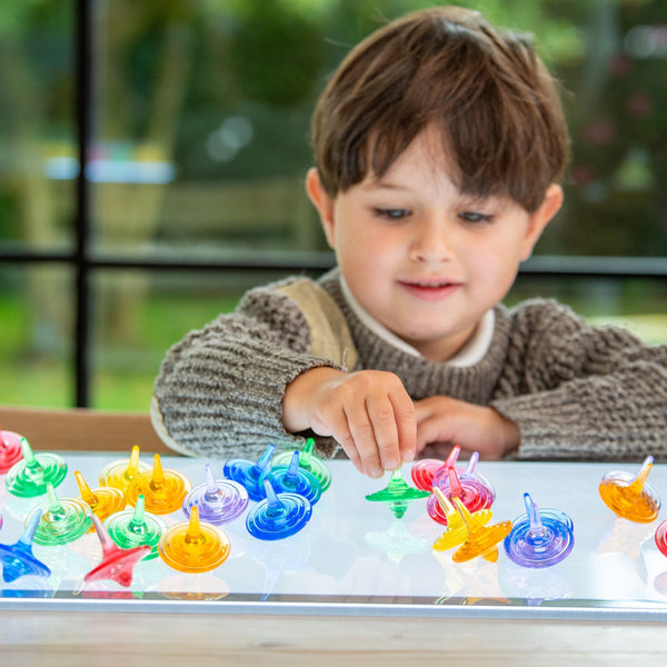 Translucent Colour Spinners - Pack of 36