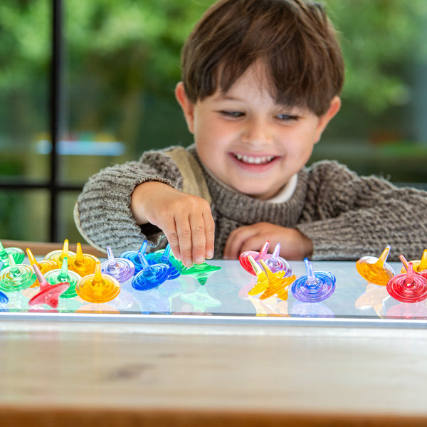 Translucent Colour Spinners - Pack of 36