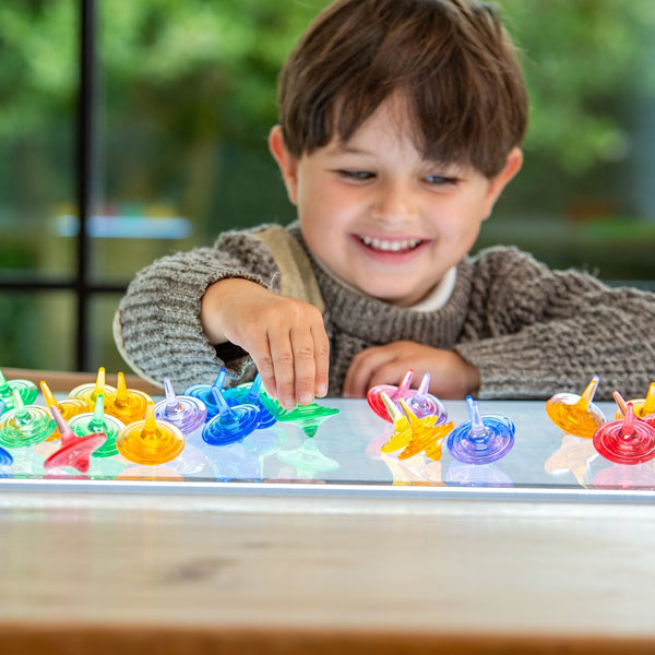 Translucent Colour Spinners - Pack of 36