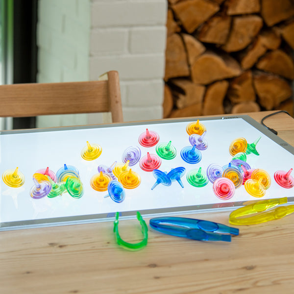 Translucent Colour Spinners - Pack of 36