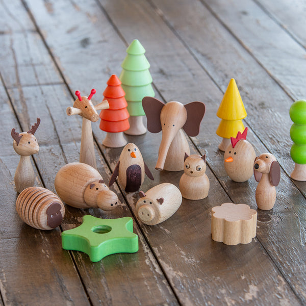Wooden Animal Friends