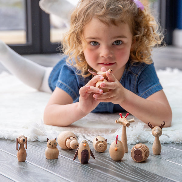 Wooden Animal Friends