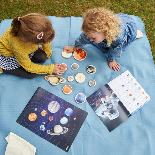 Wooden Solar System Discs