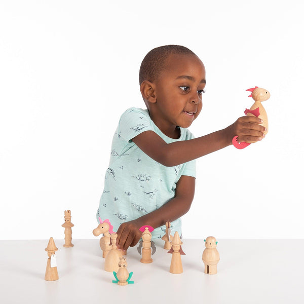 Wooden Enchanted Figures