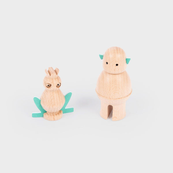 Wooden Enchanted Figures