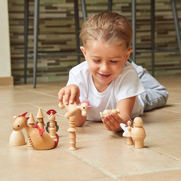 Wooden Enchanted Figures