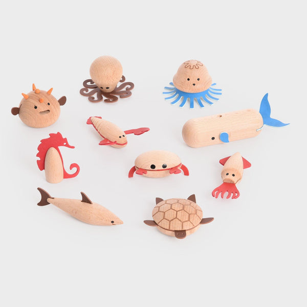 Wooden Sea Creatures