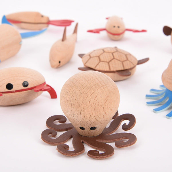 Wooden Sea Creatures