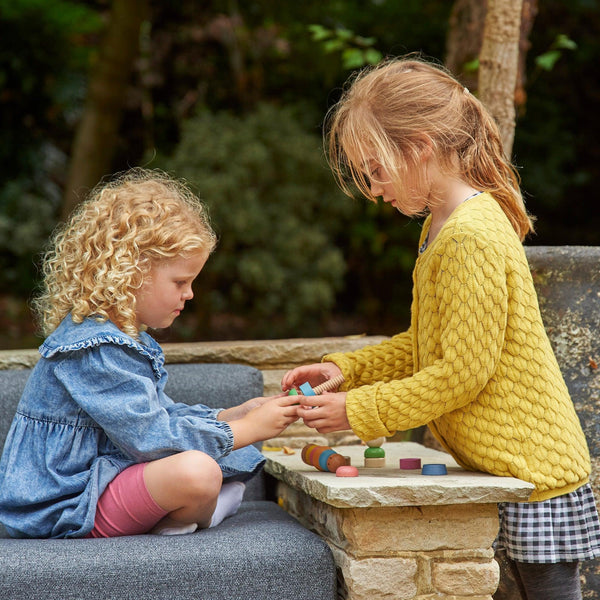 Rainbow Wooden Community People