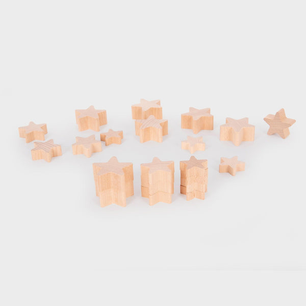 Natural Wooden Stars