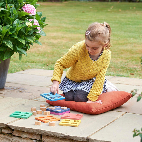 Rainbow Wooden Shape Stacker