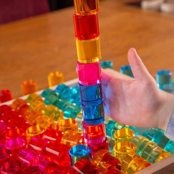 Gem Circle Mirror Tray
