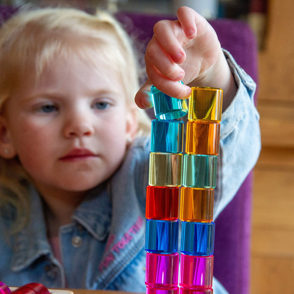 Gem Circle Mirror Tray