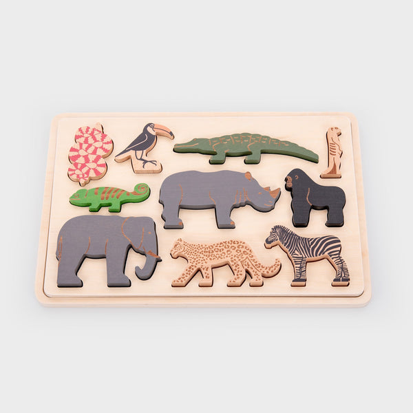 Safari Animal Layer Puzzle