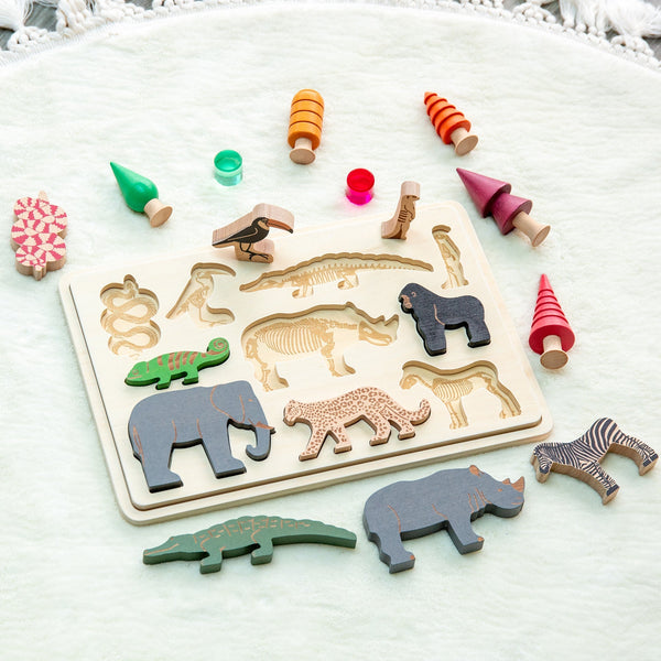 Safari Animal Layer Puzzle