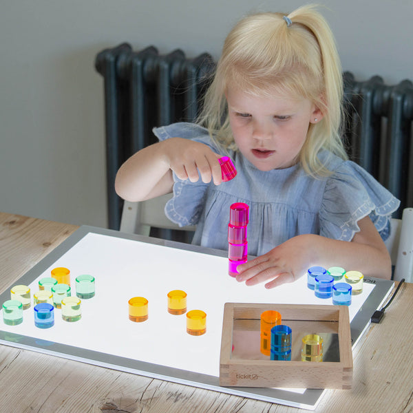 Gem Circle Mirror Tray