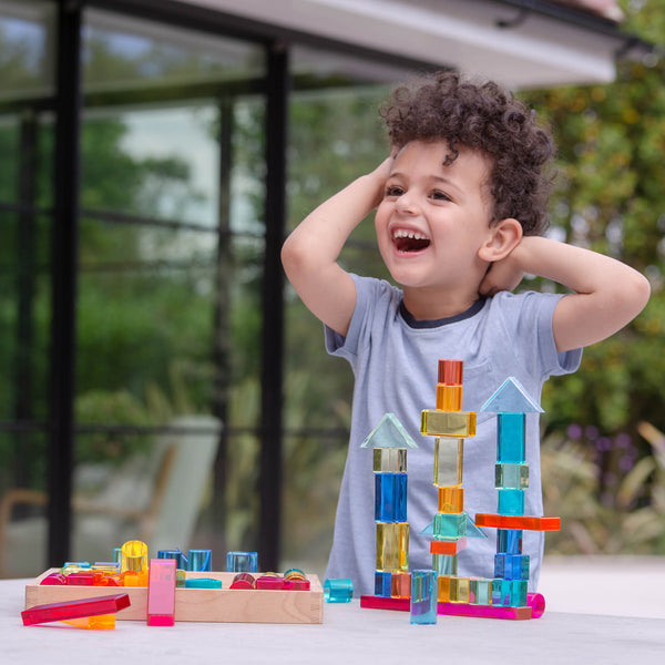 Gem Building Shapes Mirror Tray