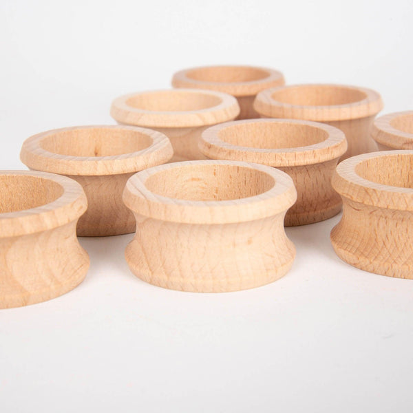 Natural Wooden Napkin Rings
