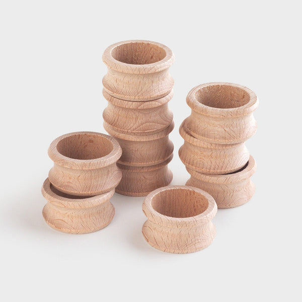 Natural Wooden Napkin Rings