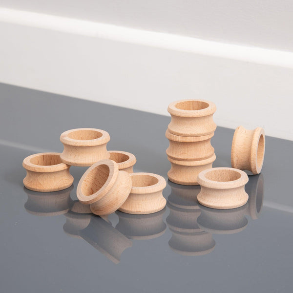 Natural Wooden Napkin Rings