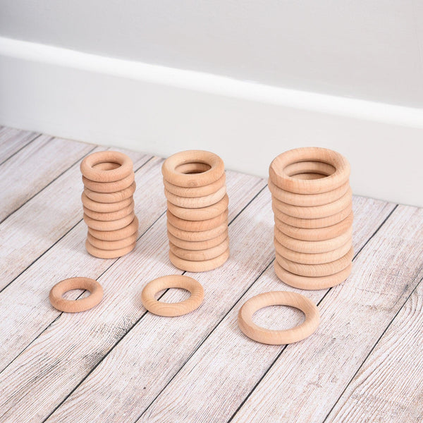 Natural Wooden Rings