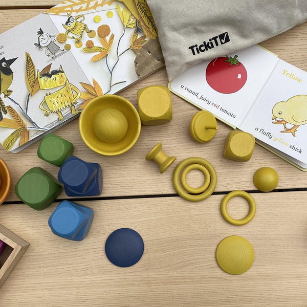 Rainbow Wooden Discs