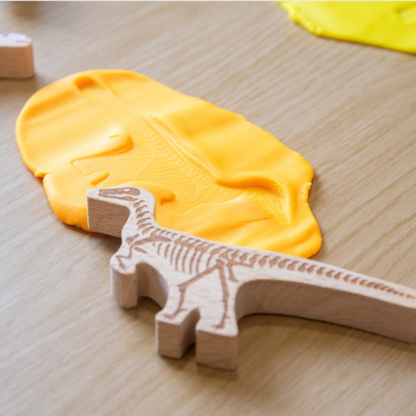 Wooden Dinosaur Blocks