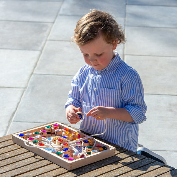 Wooden Lacing Jewels