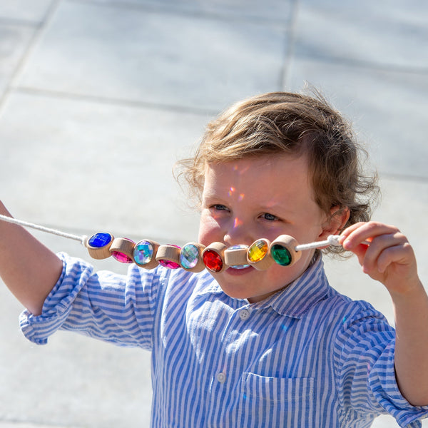 Wooden Lacing Jewels