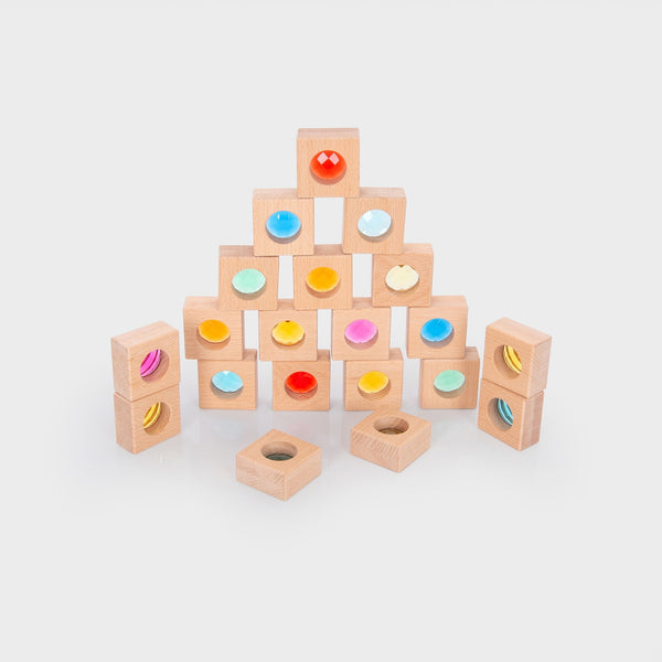 Wooden Kaleidoscope Blocks