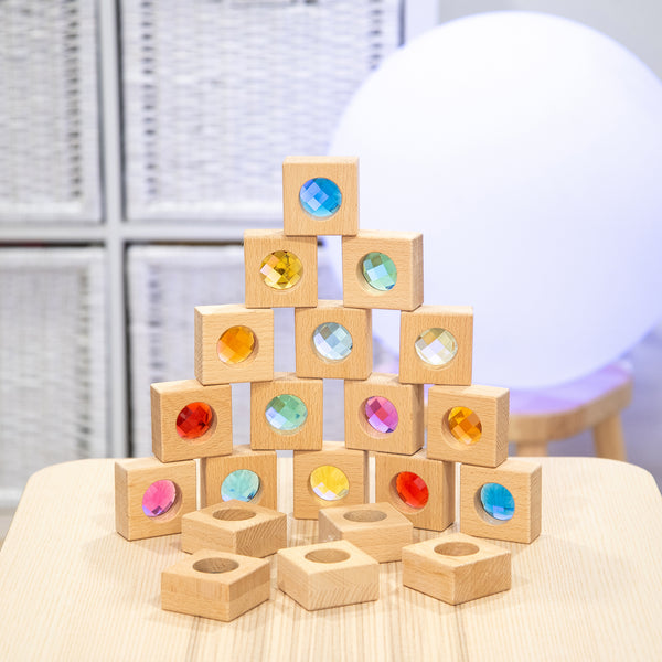 Wooden Kaleidoscope Blocks