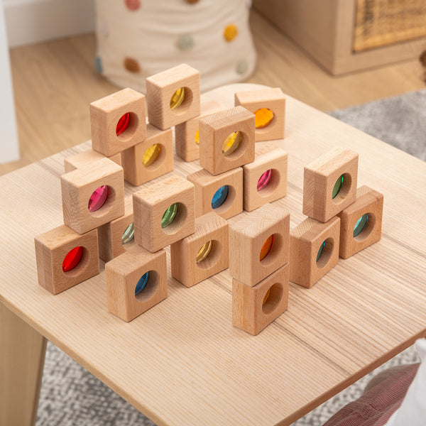 Wooden Kaleidoscope Blocks
